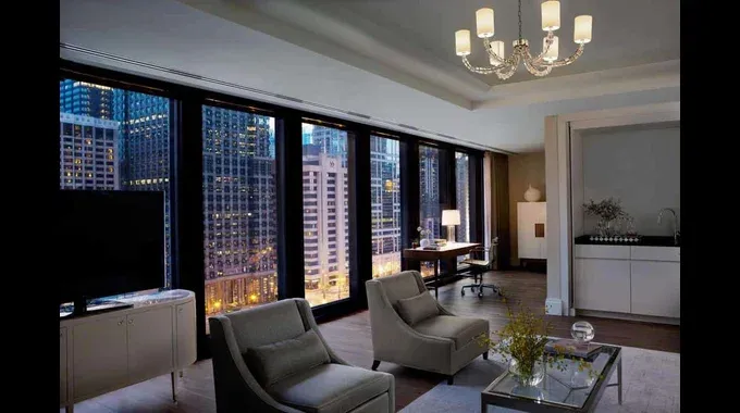 Living Room The Langham Chicago Illionis