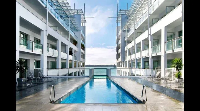 Pool Hotel Hilton Auckland