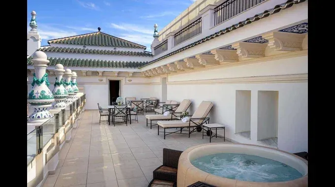 Terrace Gran Hotel Miramar