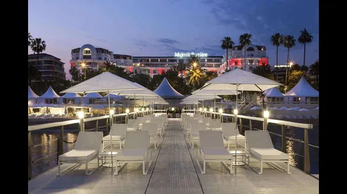 Deck Hotel Bariere Le Majestic Cannes